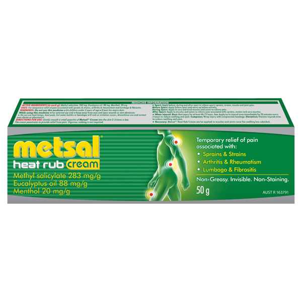 Metsal Heat Rub Cream 50g