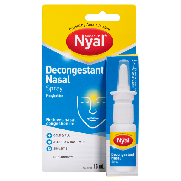 Nyal Decongestant Nasal Spray Non-Drowsy 15mL