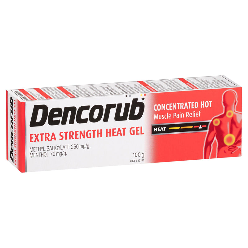 Dencorub Extra Strength Heat Gel 100g - Aussie Pharmacy