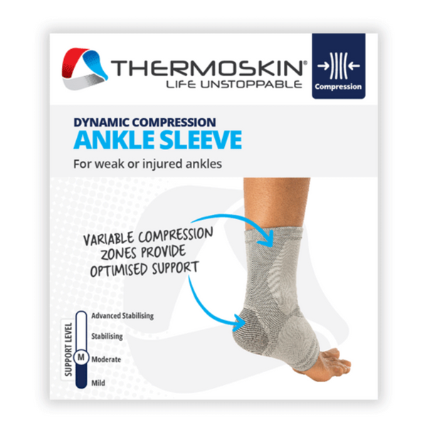 Thermoskin Dynamic Compression Ankle Sleeve S/M