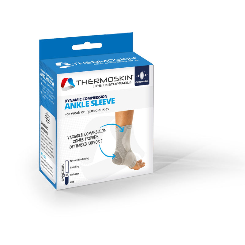 Thermoskin Dynamic Compression Ankle Sleeve S/M