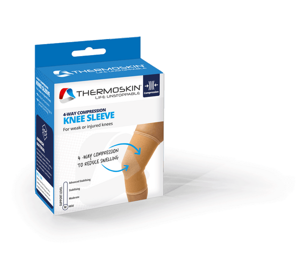 Thermoskin 4-Way Compression Knee Sleeve Lg