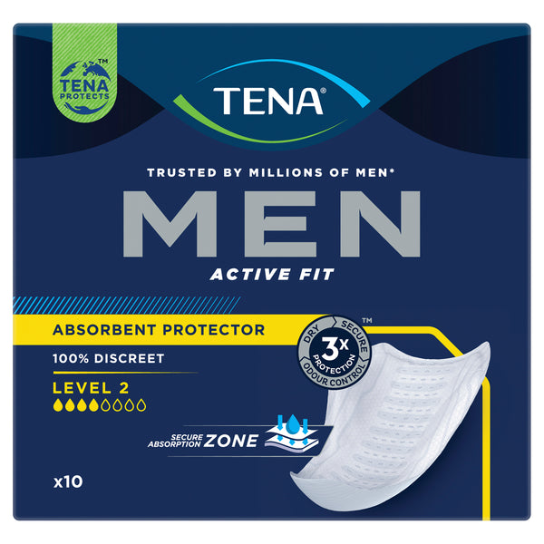 Tena Men Active Fit Absorbent Protector Level 2 10