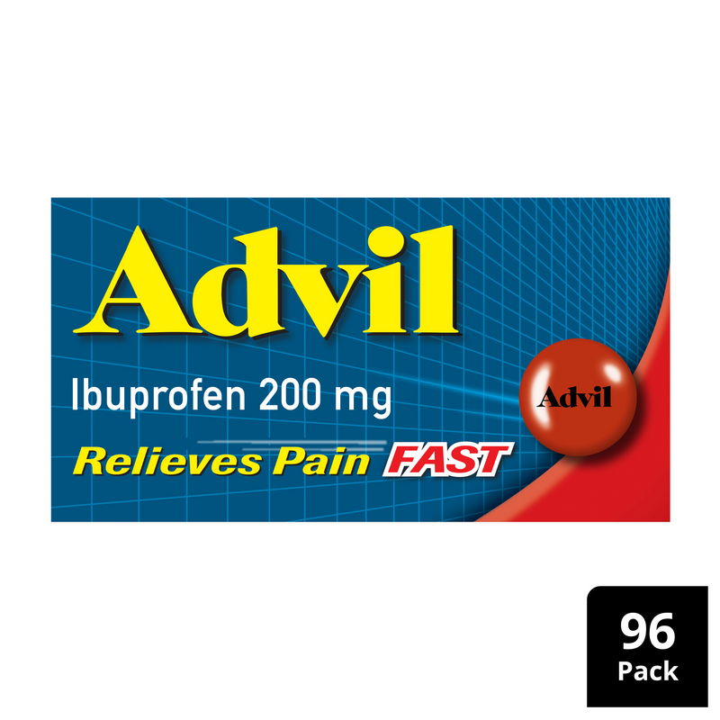 Advil Ibuprofen 200mg 96 Tablets