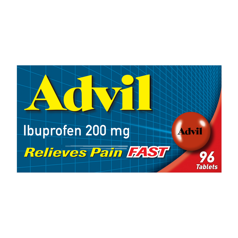 Advil Ibuprofen 200mg 96 Tablets