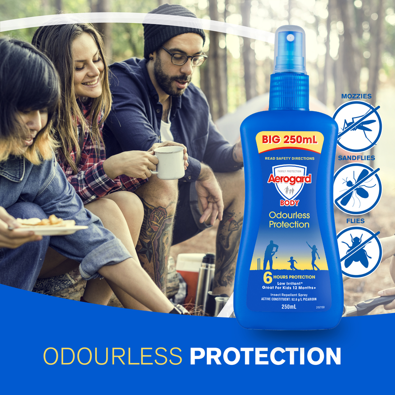 Aerogard Odourless Protection Insect Repellent Pump Spray 250ml