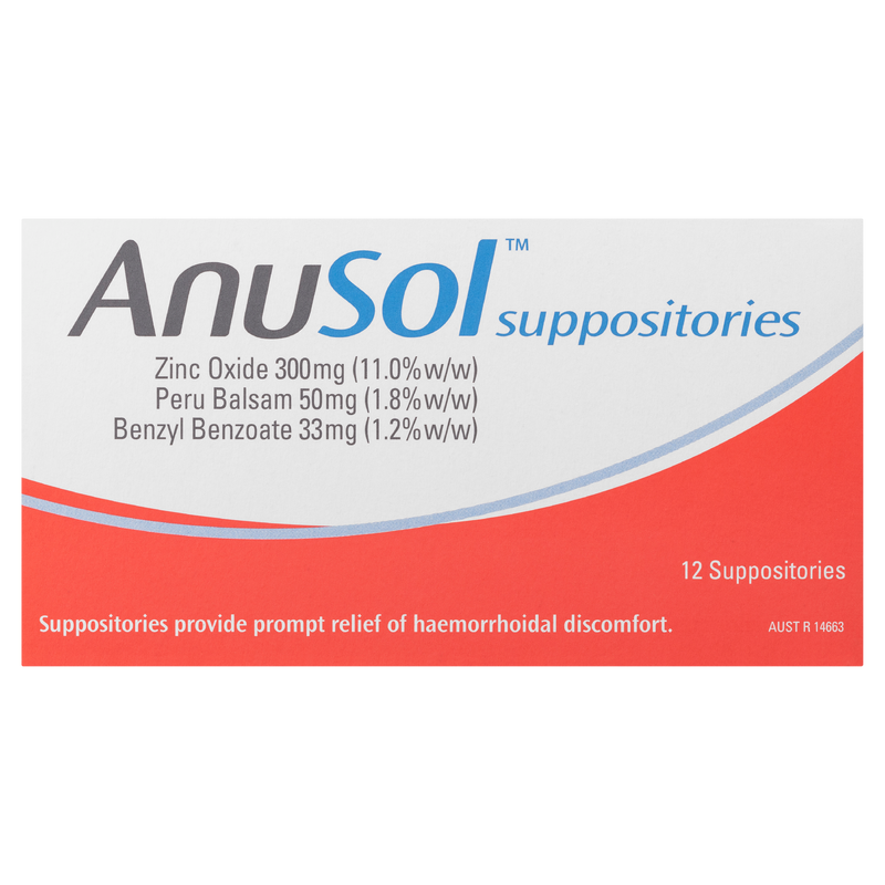 AnuSol 12 Suppositories