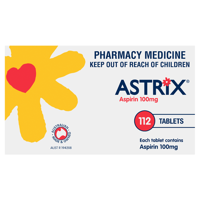Astrix Aspirin 100mg 112 Tablets