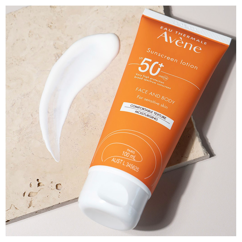 Avène Sunscreen Lotion Face & Body SPF 50+ 100ml - For Sensitive Skin