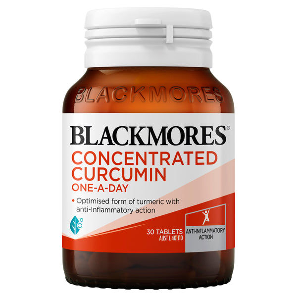 Blackmores Concentrated Curcumin One-A-Day 30 Tablets