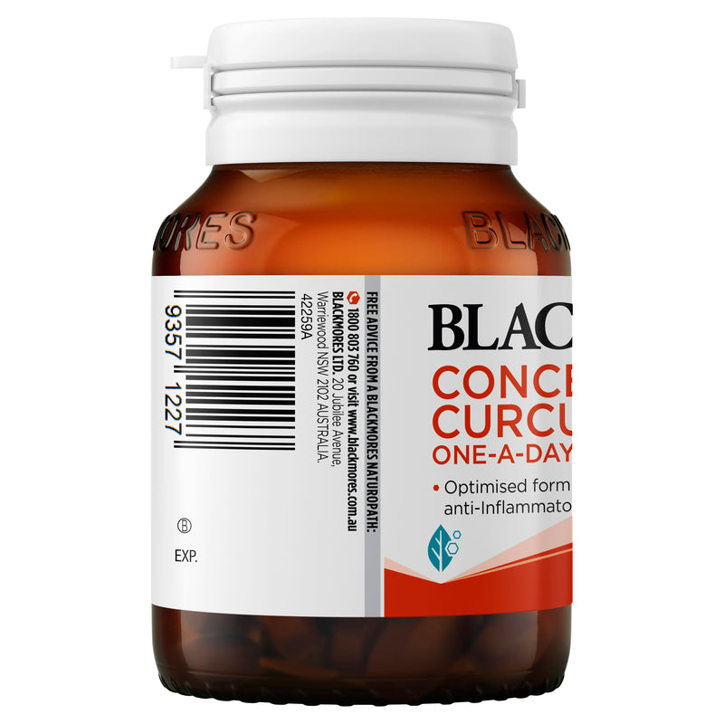 Blackmores Concentrated Curcumin One-A-Day 30 Tablets