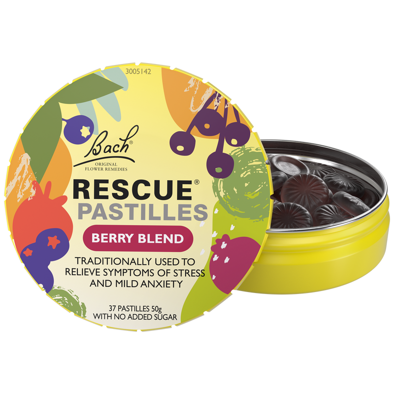 Bach Rescue Pastilles Berry Blend Flavour 50g
