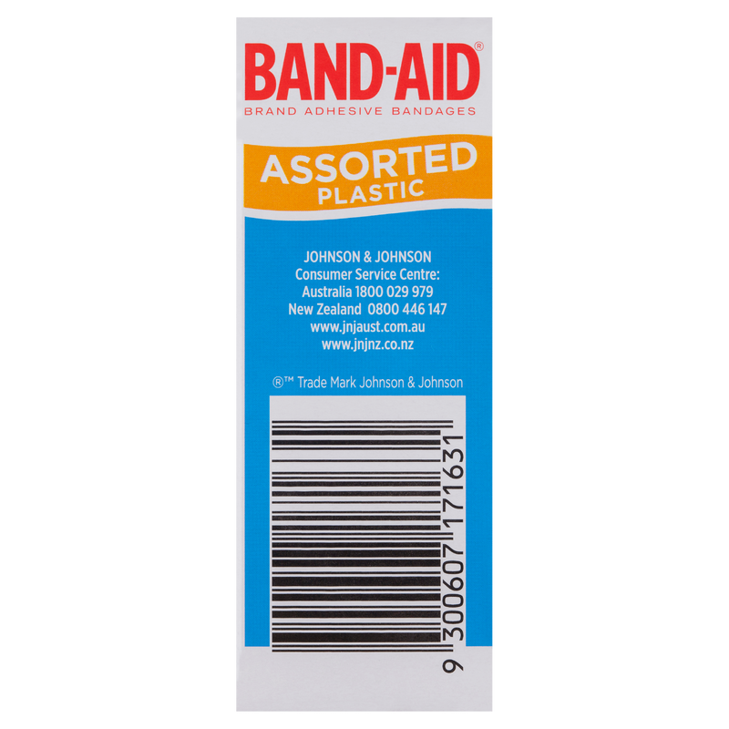 Band-Aid Assorted Plastic Shapes 50