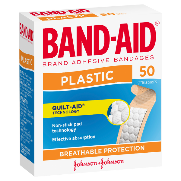 Band-Aid Brand Plastic Strips 50