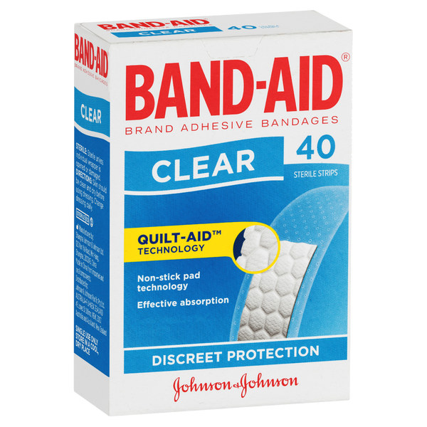 Band-Aid Clear Strips 40