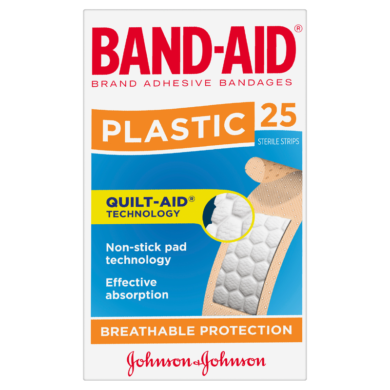 Band-Aid Plastic Strips 25
