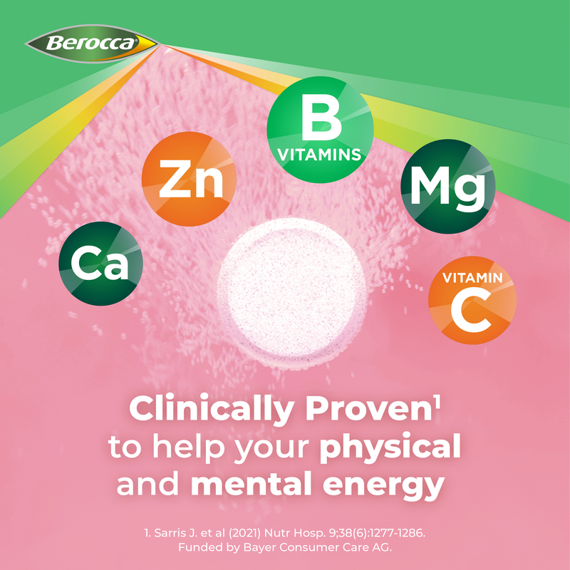 Berocca Energy Original Berry Flavour 15 Effervescent Tablets