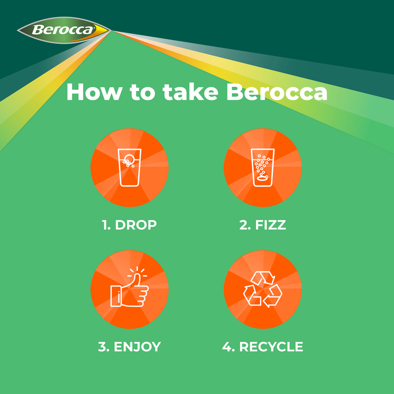Berocca Energy Original Berry Flavour 30 Effervescent Tablets