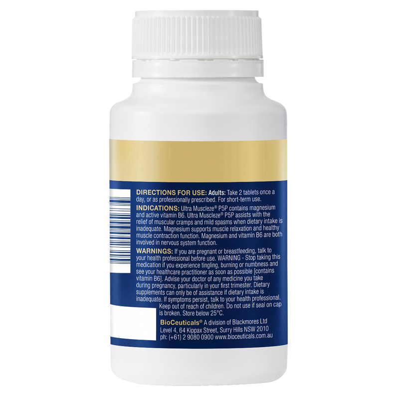 BioCeuticals Ultra Muscleze®  P5P 120 Tablets