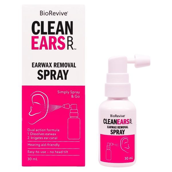 BioRevive CleanEars  Earwax Removal Spray 30mL