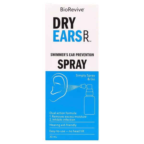 BioRevive DryEars Swimmer's Ear Prevention Spray 30ml