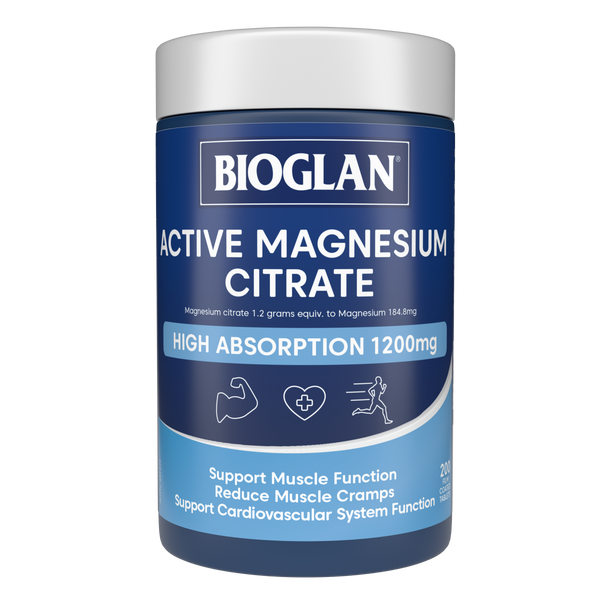 Bioglan Active Magnesium Citrate 200s