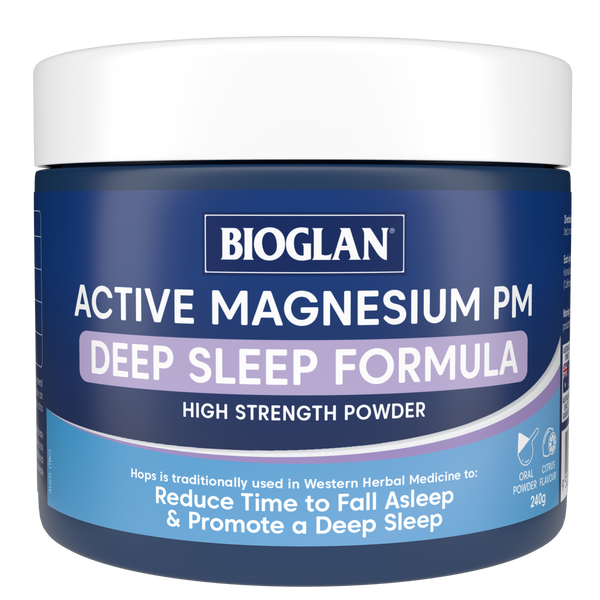 Bioglan Active Magnesium PM Deep Sleep Powder 240g