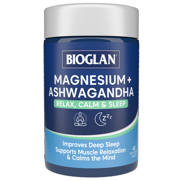 Bioglan Magnesium + Ashwagandha 60s