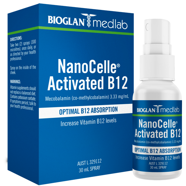 Bioglan Medlab NanoCelle Activated B12 30mL