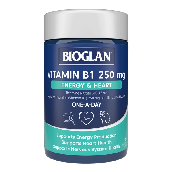 Bioglan Vitamin B1 250mg 75 Capsules