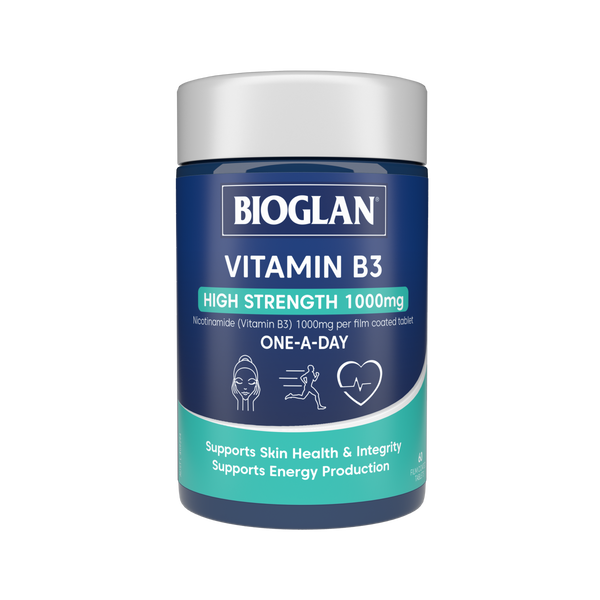 Bioglan Vitamin B3 1000mg 60 Tablets