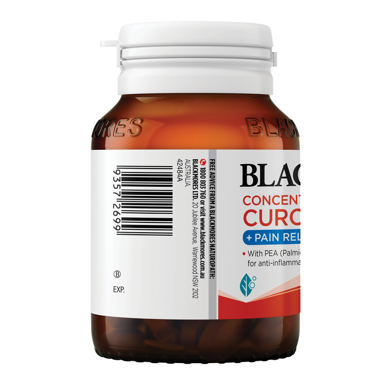 Blackmores Concentrated Curcumin + Pain Relief 40