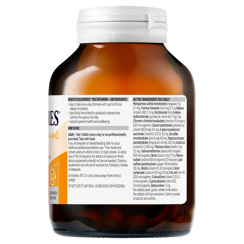 Blackmores Multivitamins + Antioxidants 180 Tablets
