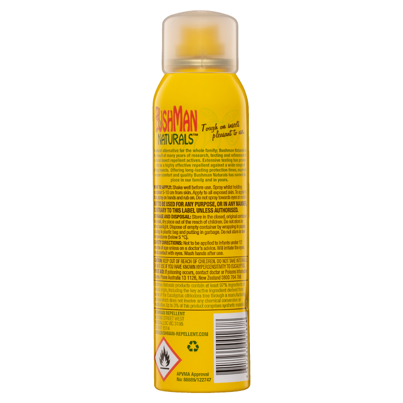 Bushman Naturals Repellent Aerosol-Free Pump Spray 145ml