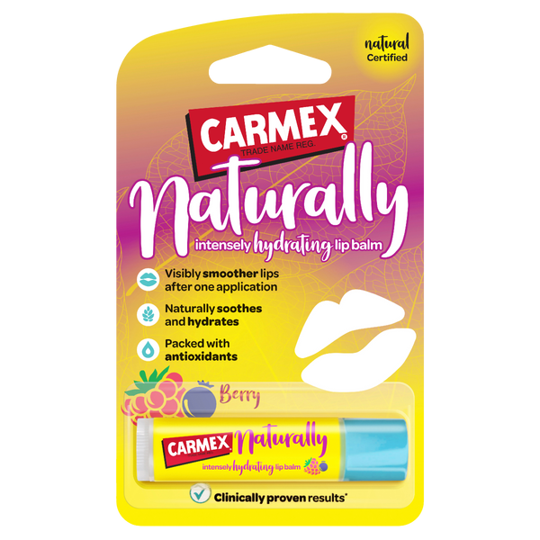 Carmex Naturally Berry Intensely Hydrating Lip Balm