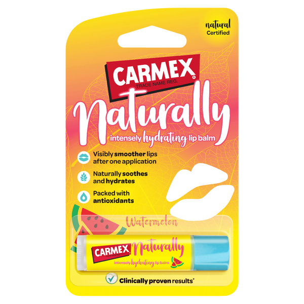 Carmex Naturally Watermelon Intensely Hydrating Lip Balm