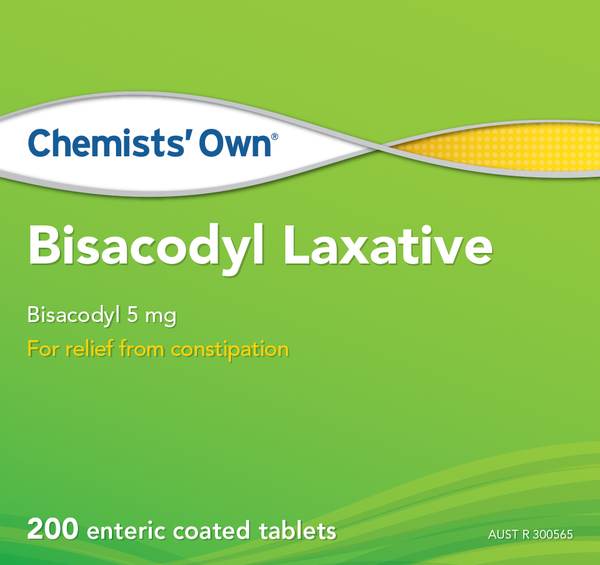 Chemists' Own Bisacodyl Laxative Tablets 200  