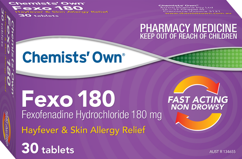 Chemists' Own Fexo Tablets 180mg 30