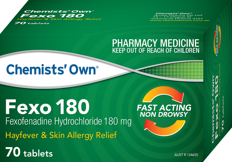 Chemists' Own Fexo Tablets 180mg 70