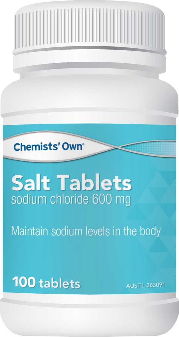 Chemists' Own Salt Tablets 600mg 100 Tablets