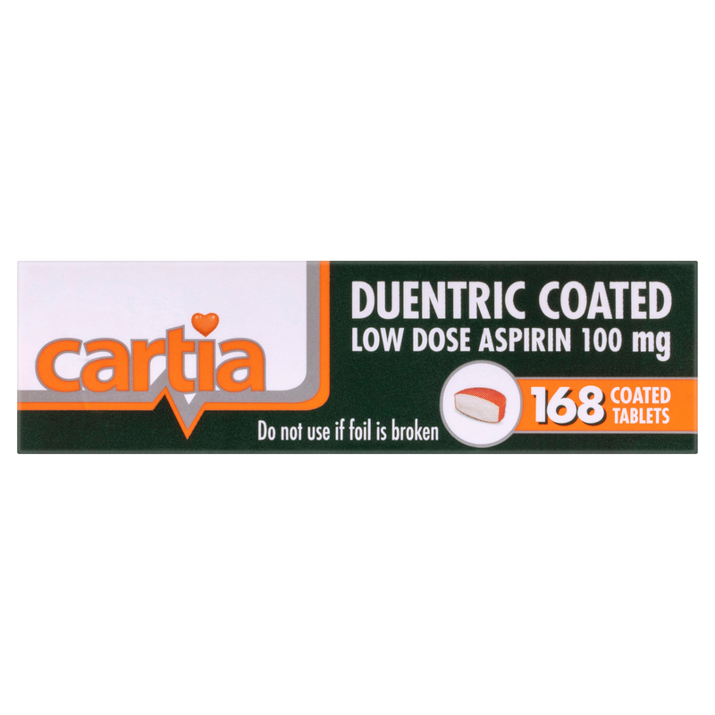 Cartia  Low Dose Aspirin 100 mg 168 Tablets