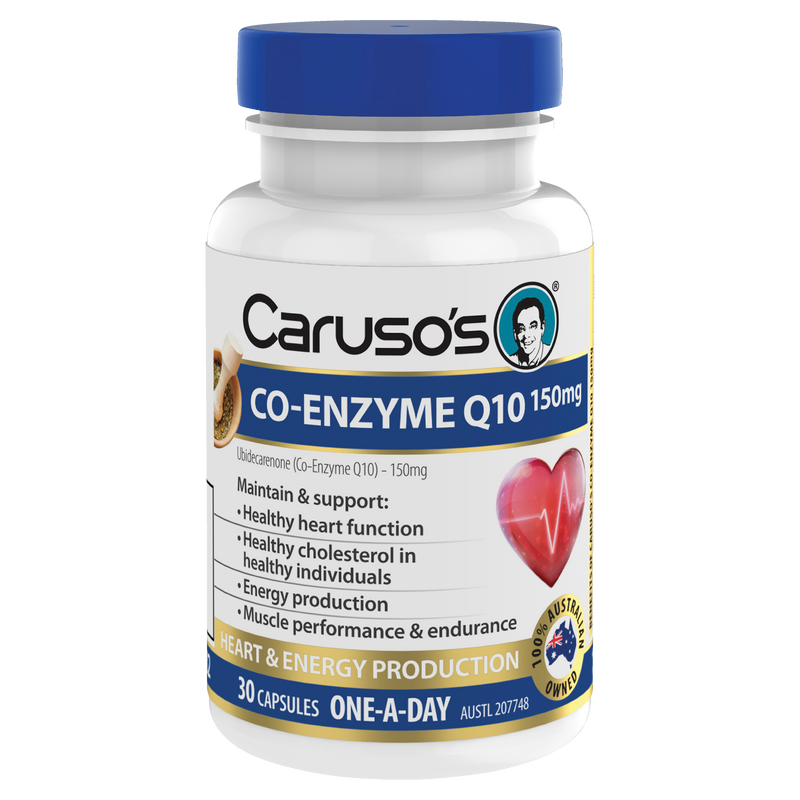 Caruso's Co-Enzyme Q10 150mg 30 Capsules