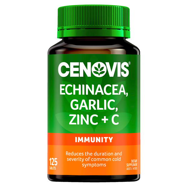 Cenovis Echinacea, Garlic, Zinc & C  125 tabs