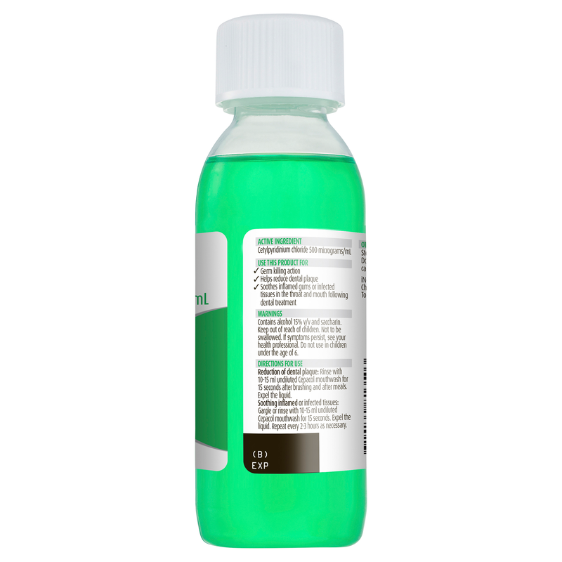 Cepacol Antibacterial Mint Mouthwash 150mL
