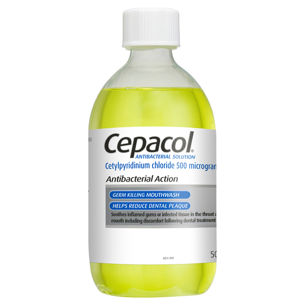 Cepacol Antibacterial Mouthwash Solution 500mL