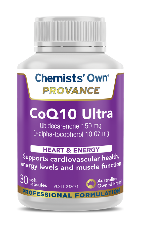 Chemists' Own Provance CoQ10 Ultra 30 Capsules