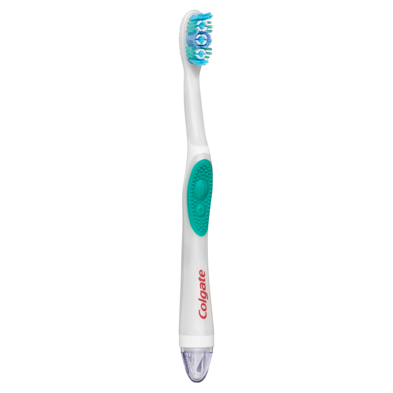 Colgate 360° Optic White Battery Powered Whitening Medium Toothbrush