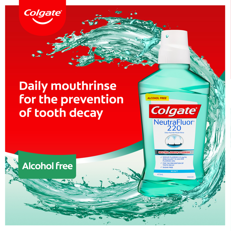 Colgate NeutraFluor 220 Daily Fluoride Mouthwash 473ml