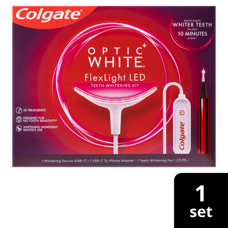 Colgate Optic White FlexLight LED Whitening Kit