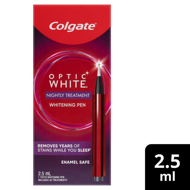 Colgate Optic White Overnight Teeth Whitening Treatment Pen